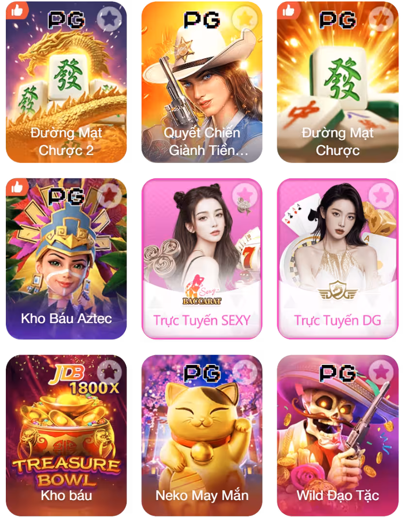 Các trò chơi hot tại 13WIN16