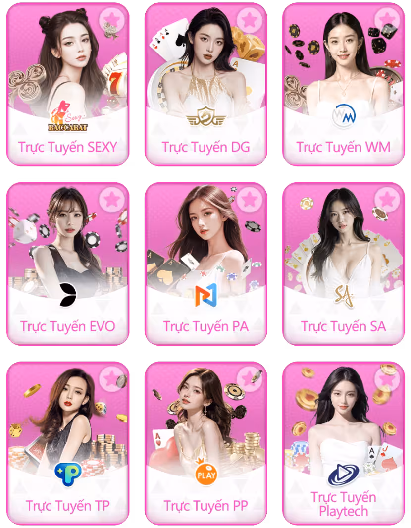 Sảnh game Live Casino 13WIN16